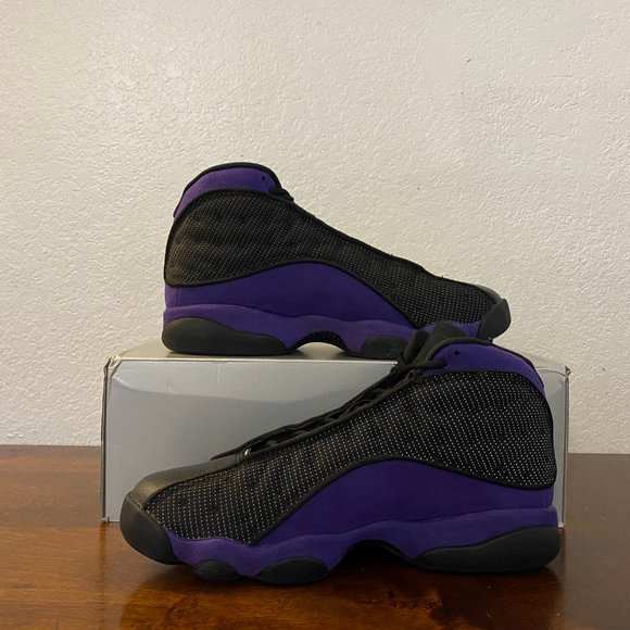 Air Jordan 13 Retro Court Purple Black Basketball Shoes DJ5982-015 Size 9 - Picture 2 of 7